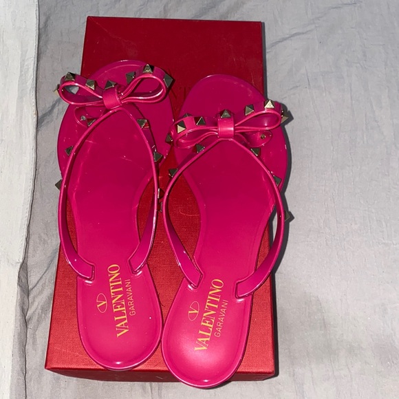Valentino jelly thong sandals